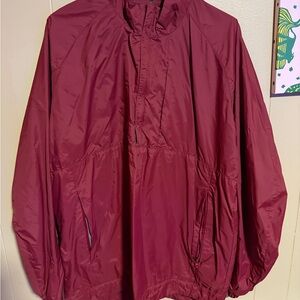 Nike Men's Maroon Windbreaker Jacket